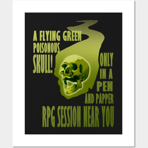 RPG SKULL Wall Art by LupaShiva